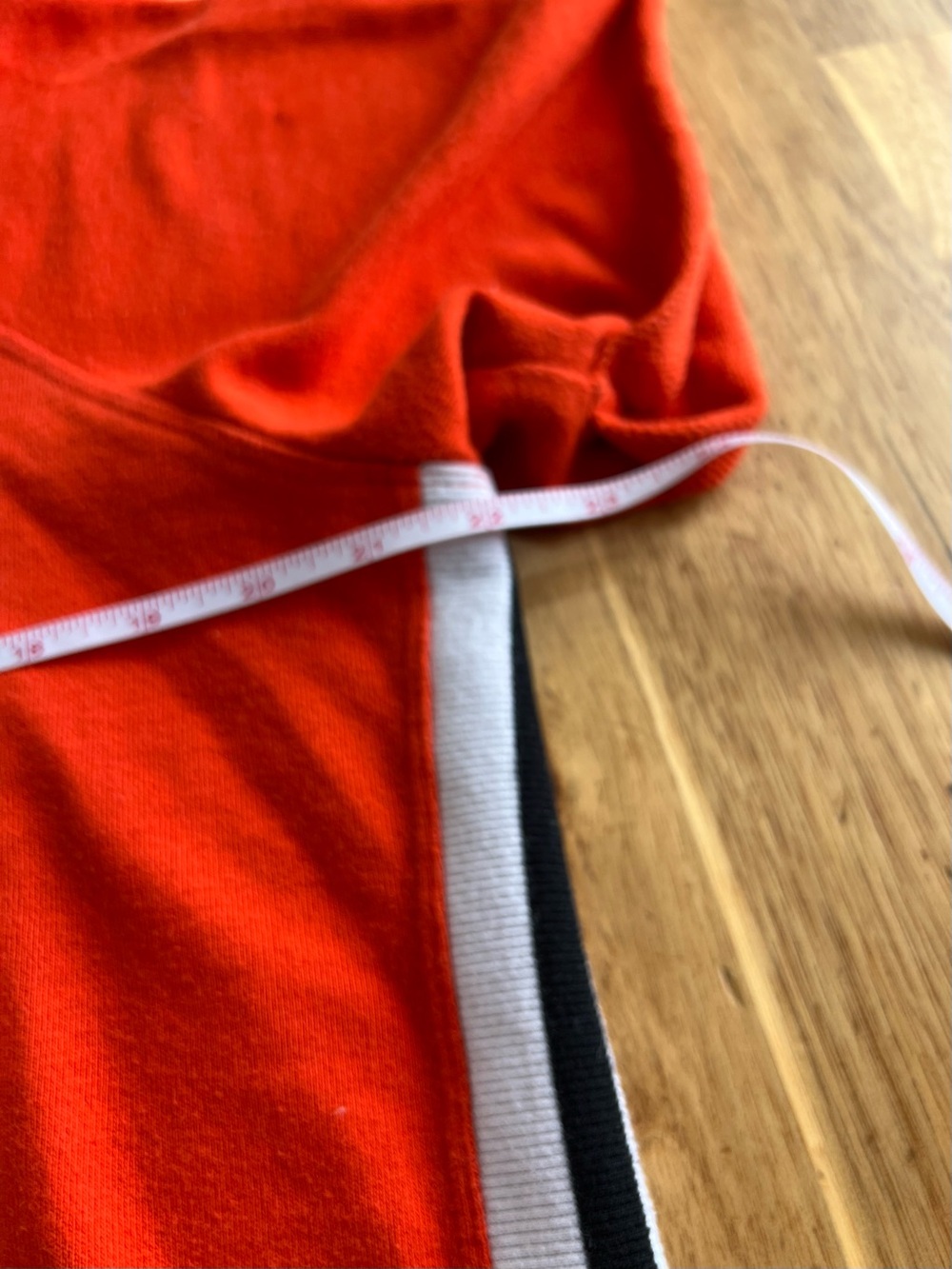 DKNY Sport Hooded Sweatshirt Dress Orange Short Sleeve XL - Picture 5 of 7